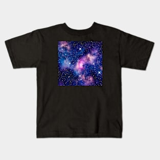 Cosmos in Splendor: A fascinating journey through galaxies and stellar nebulae Kids T-Shirt